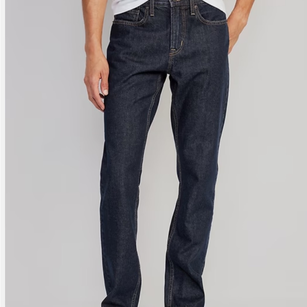 Old Navy Men’s Straight Leg Blue Jeans NWT 34x30